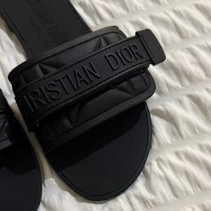 Dior Elegant Black Slides